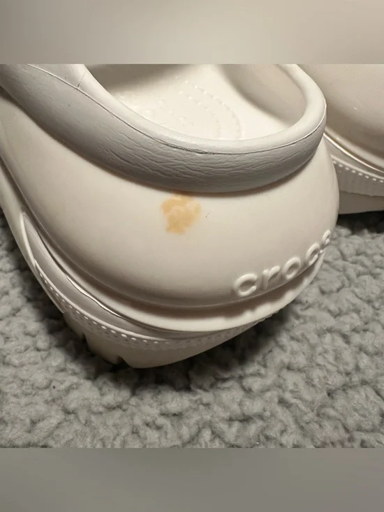 CROCS Women's white Platform Sandals - Picture 4 of 5